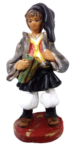Arte sarda ometto ceramica - arte,