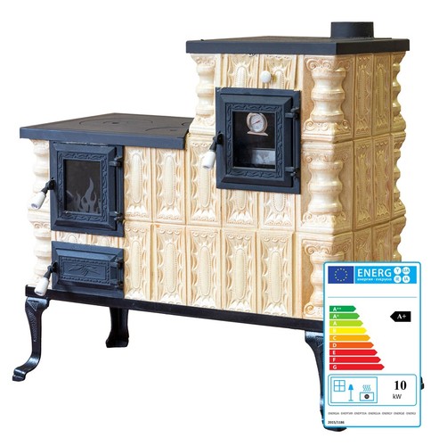 1kp stufa ceramica con - in,